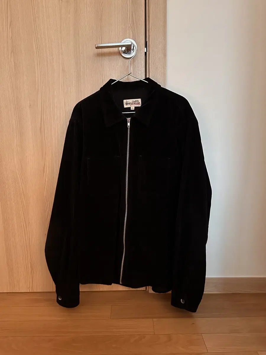 스투시 코듀로이 셔츠 WIDE WALE CORD ZIP SHIRT